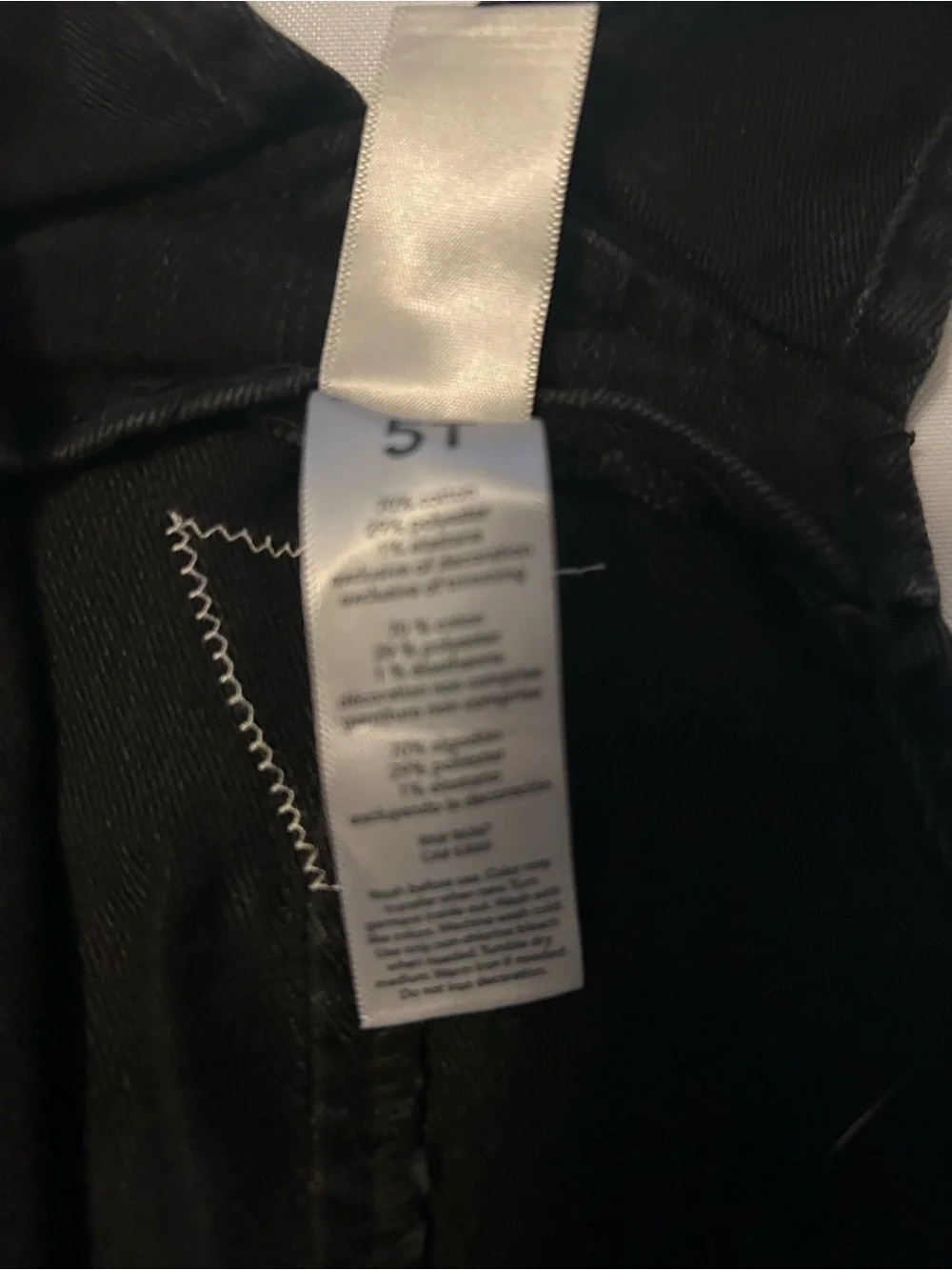 Girls OshKosh black overall skirt dress size 5T adjustable straps snap front